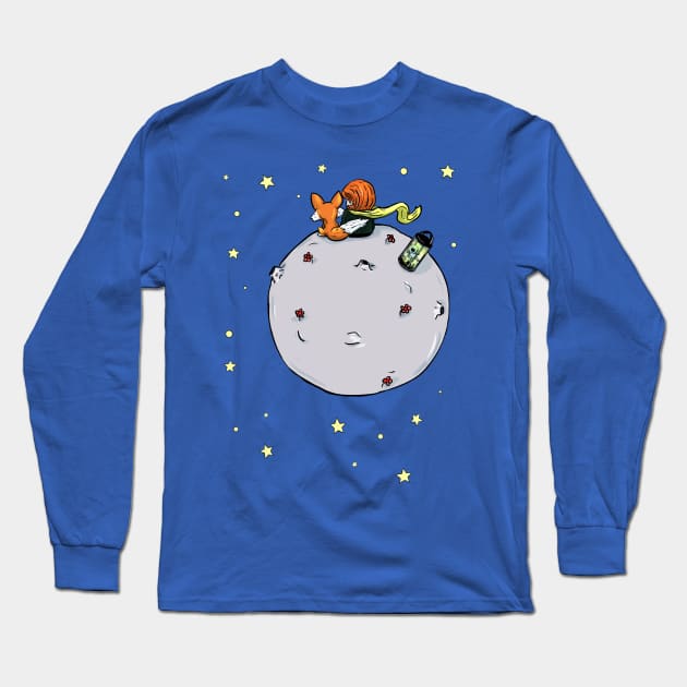 watching the stars Long Sleeve T-Shirt by randomship